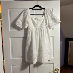 Abercrombie Lace-Trim Mini Dress